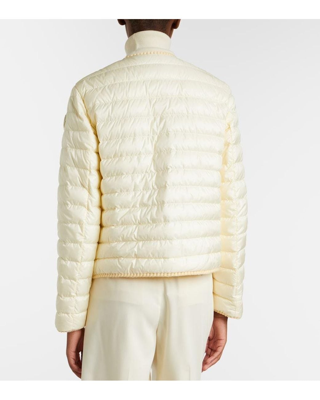 Moncler Natural Circaete Quilted Down Jacket