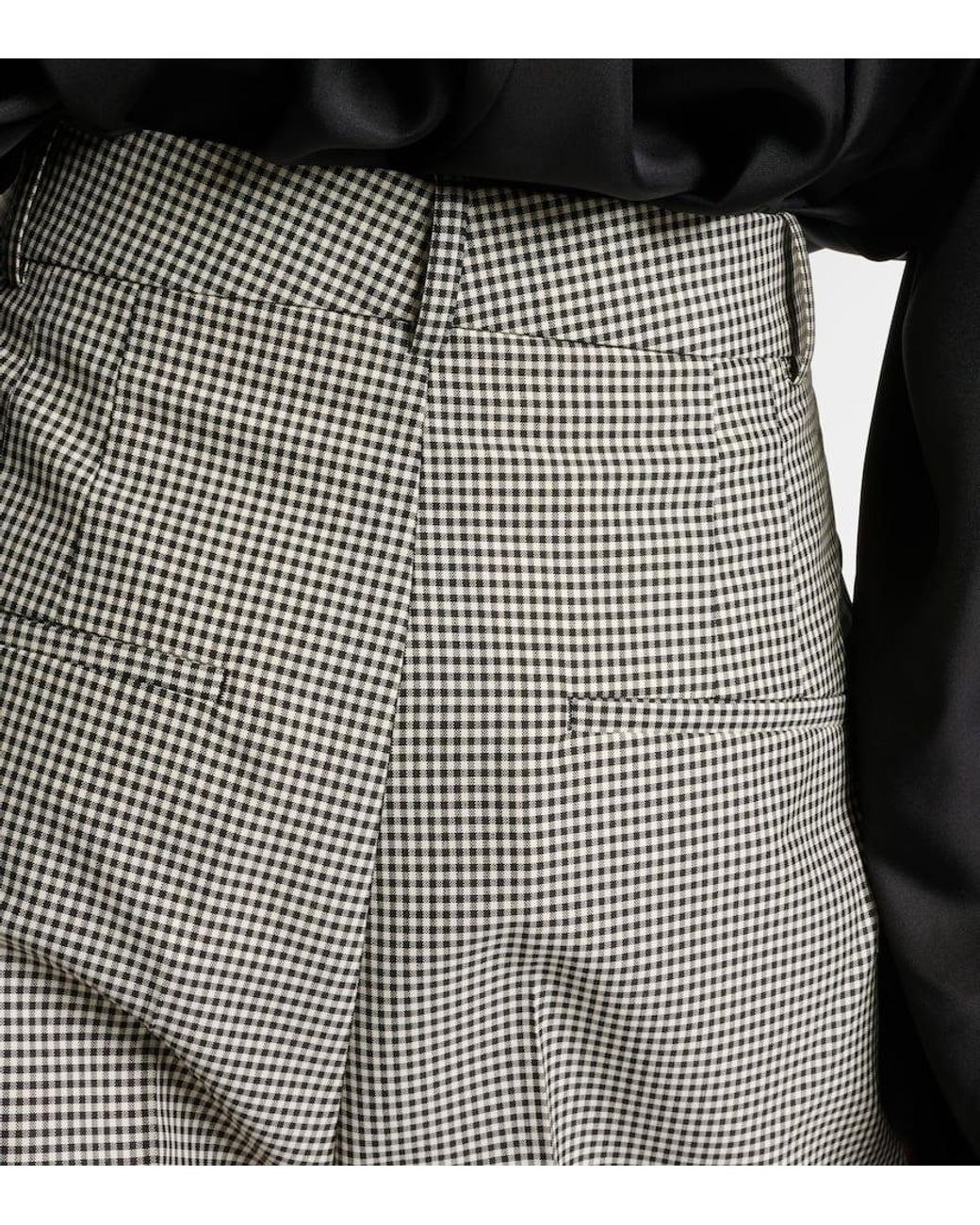 Rohe Gray Weite Hose Aus Einem Wollgemisch