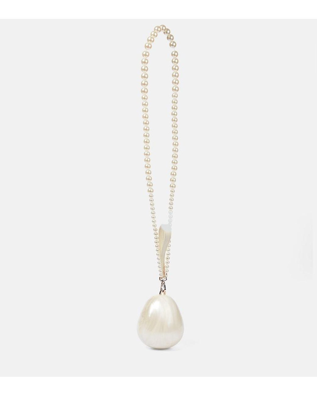 Clutch Egg di Simone Rocha in White