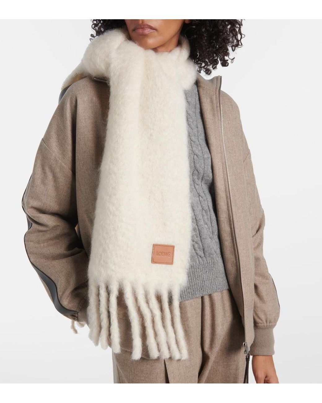 Sciarpa di Loewe in White