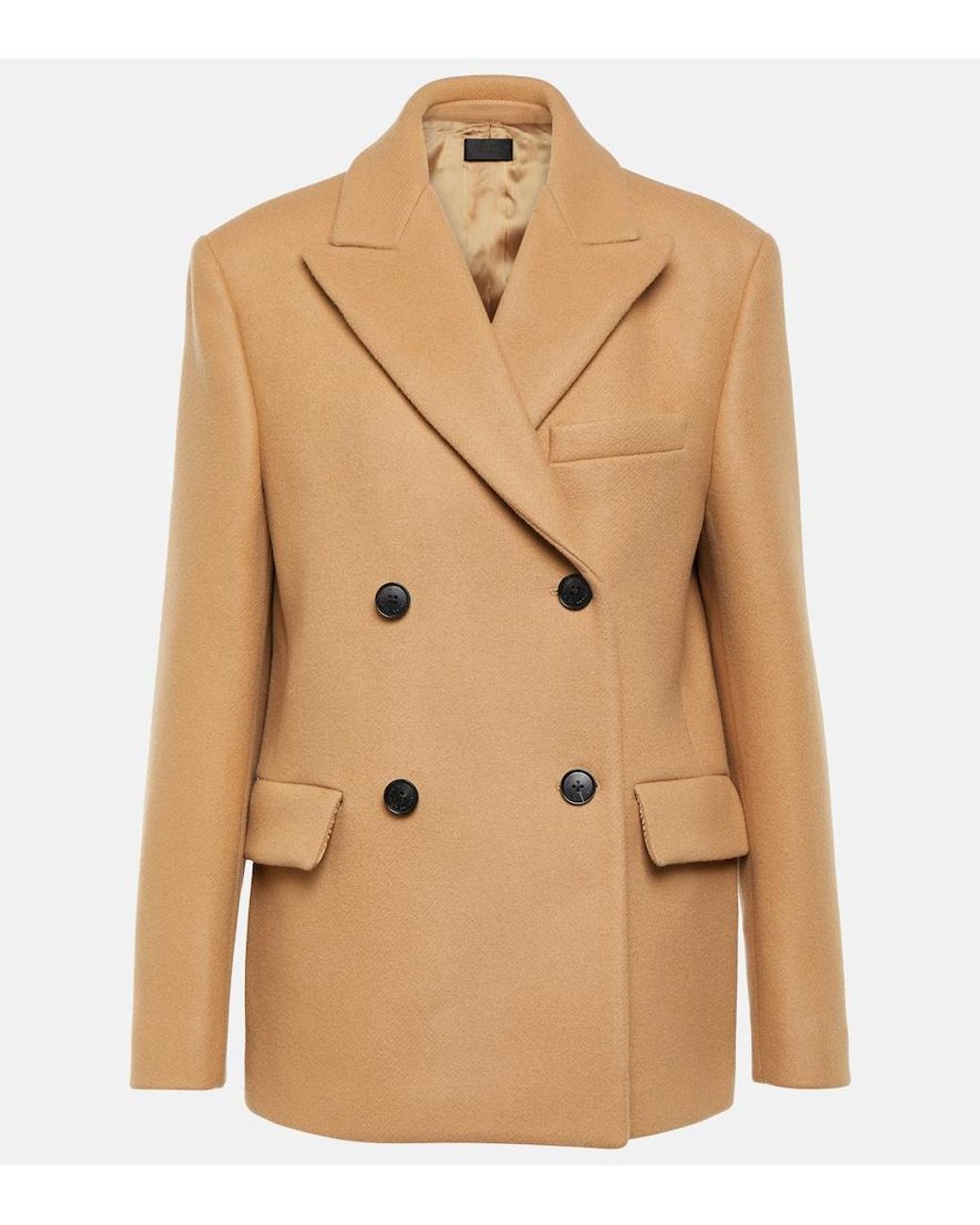 Nili Lotan Natural Vianney Virgin Wool Peacot