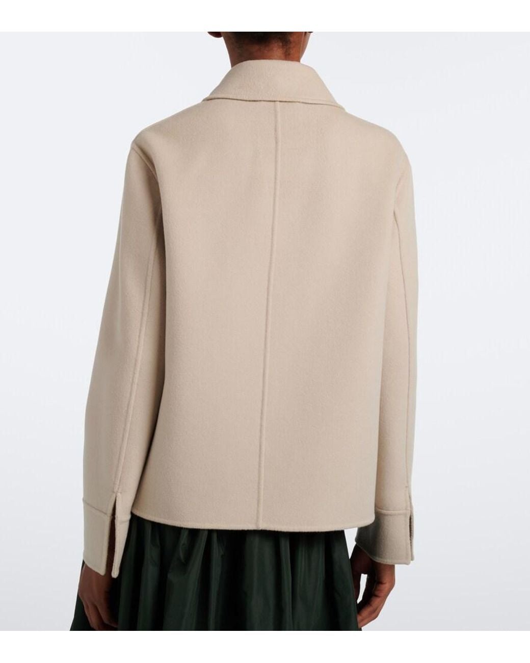 Max Mara Natural Virgin Wool Jacket