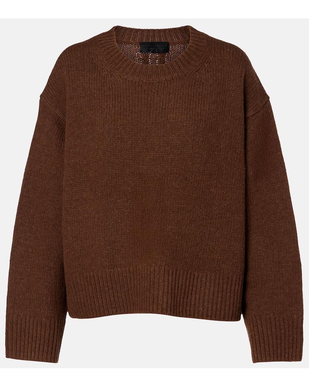 Nili Lotan Brown Josepha Wool Sweater