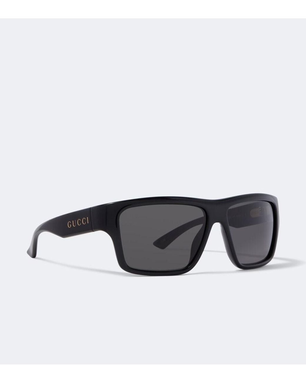 Gucci Gray Flat-Top Sunglasses for men