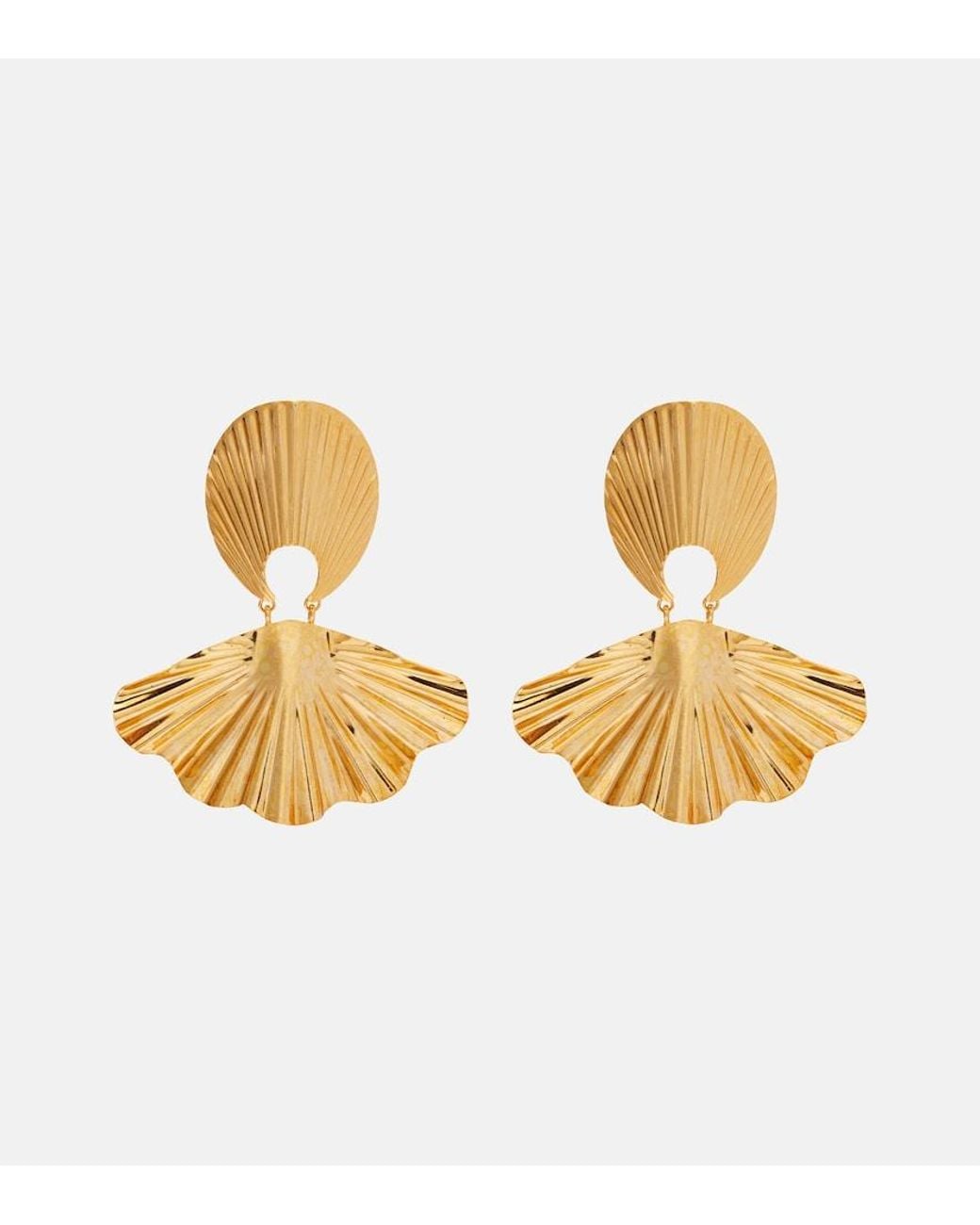 Jennifer Behr Metallic Nerissa-Plated Drop Earrings