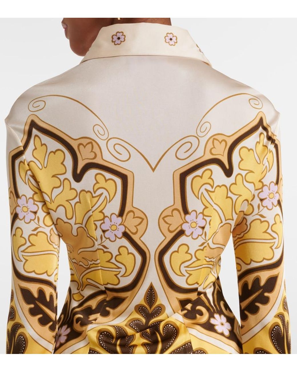 LaDoubleJ Metallic Spells Placee Printed Shirt