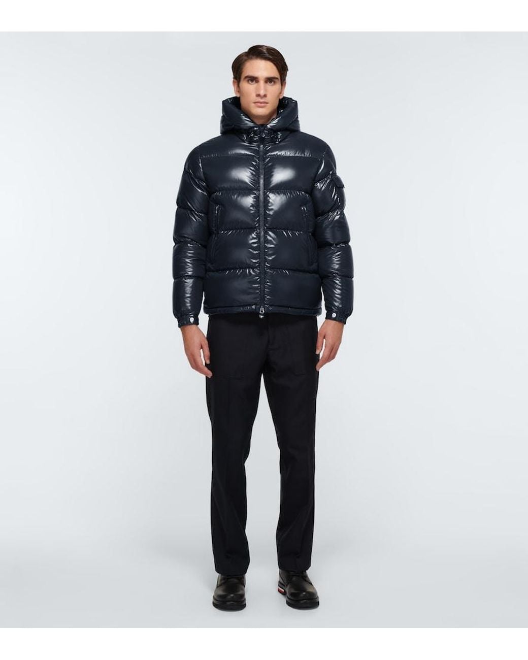 Moncler Blue Ecrins Down-Filled Jacket for men