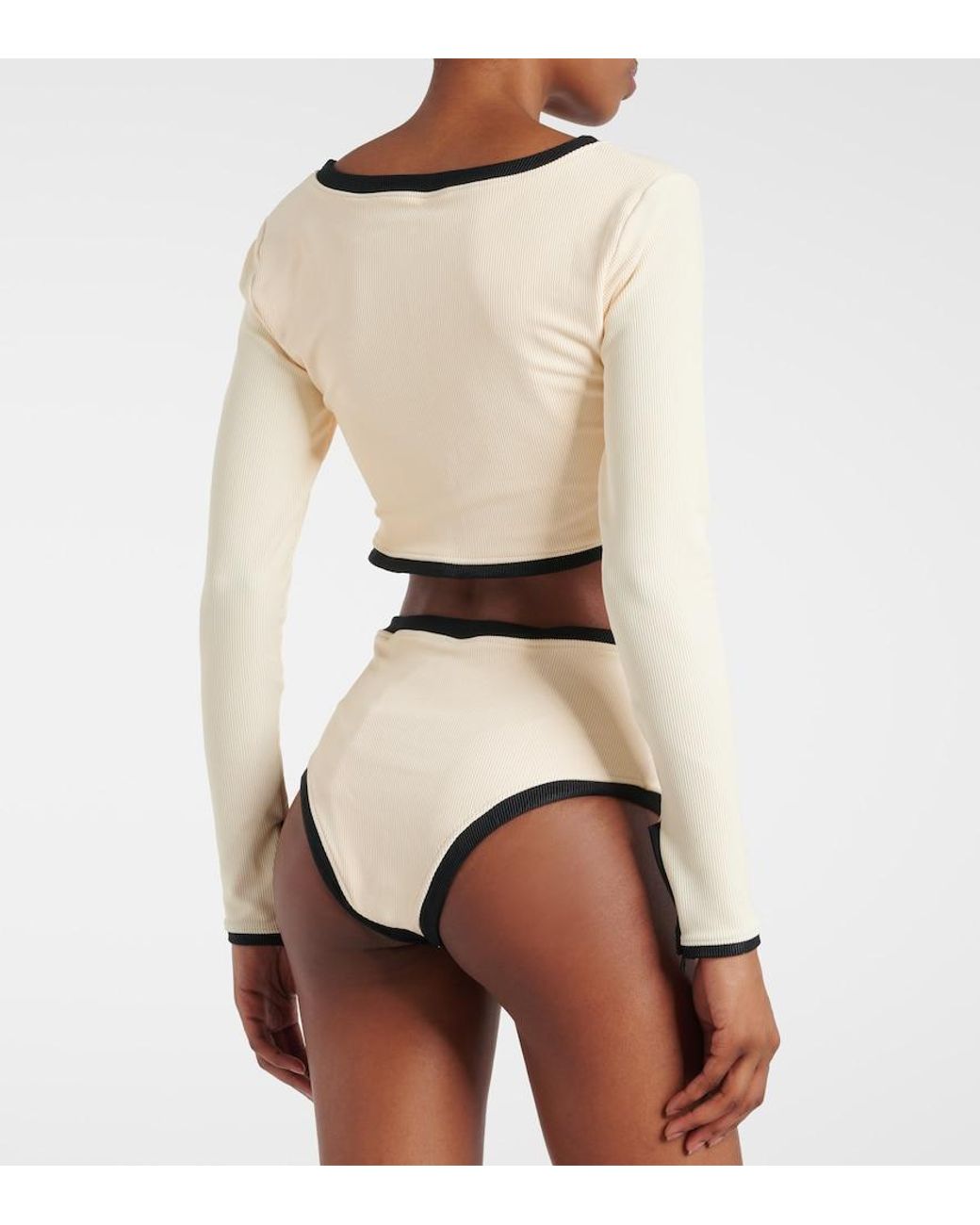 SAME Natural The Grace Cropped Rashguard