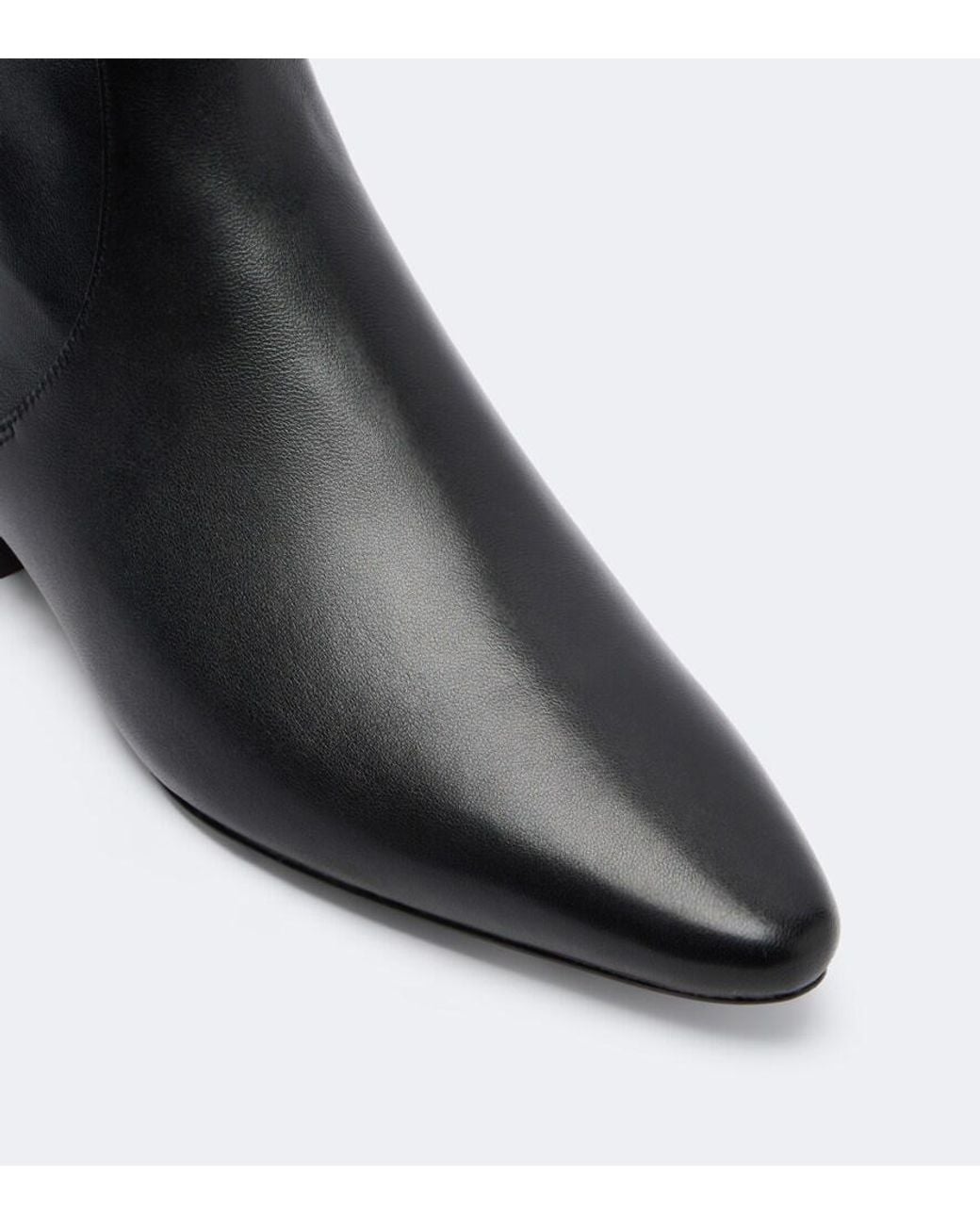 Veronica Beard Black Glinda Leather Ankle Noots