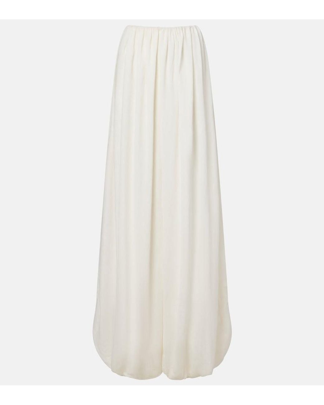 Adriana Degreas White Balloon Jumpsuit