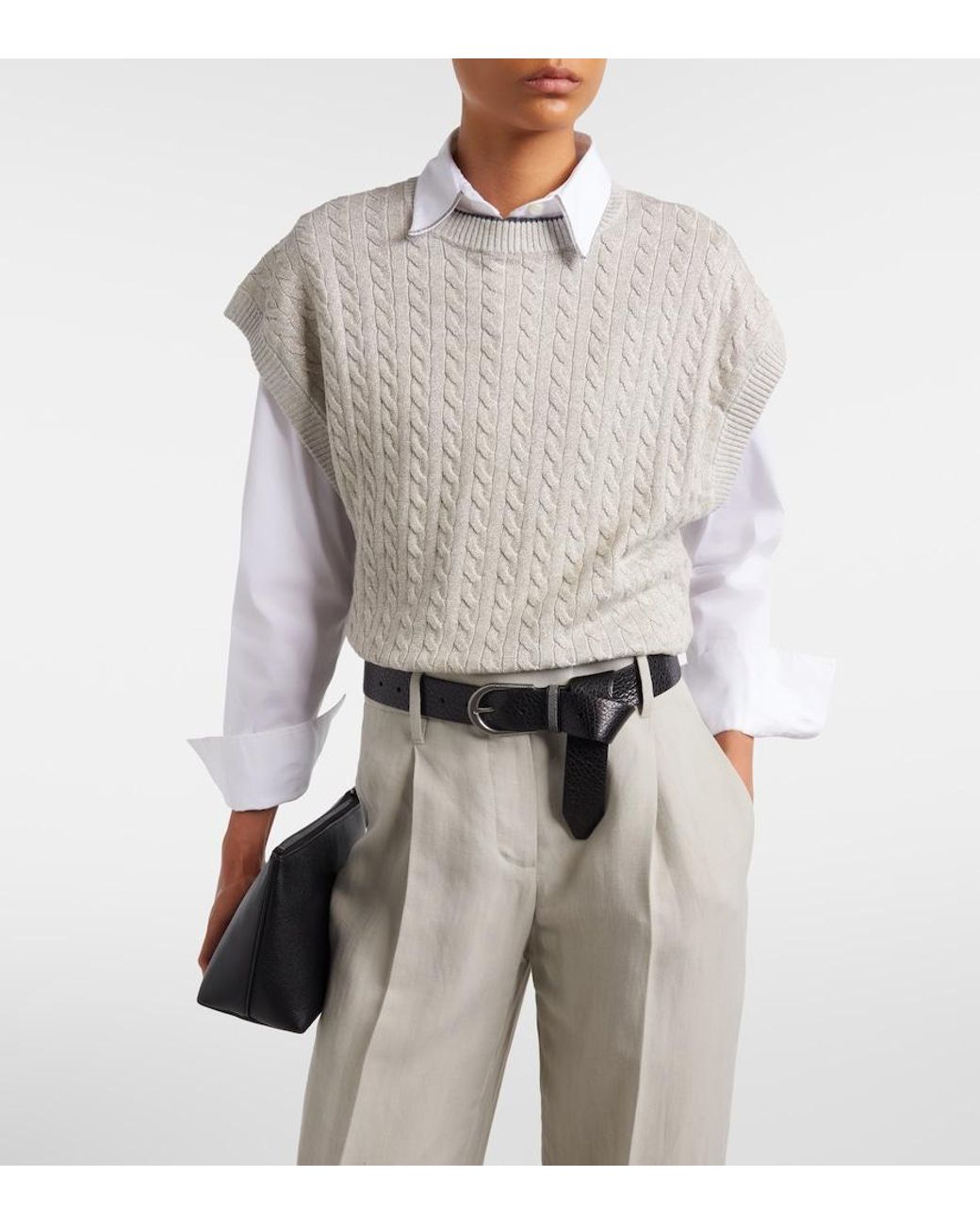 Pullover di Brunello Cucinelli in White