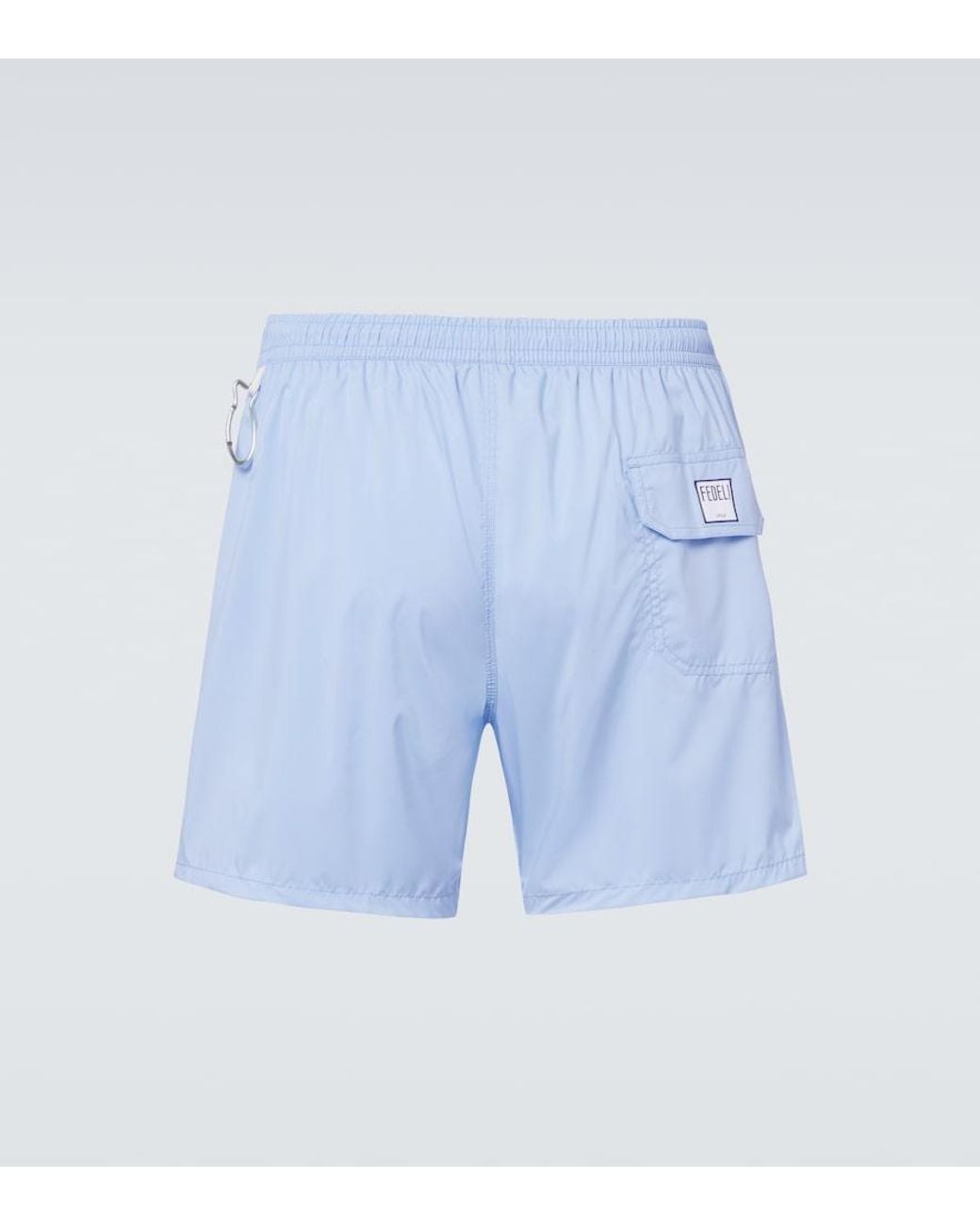 Fedeli Blue Madeira Swim Trunks for men