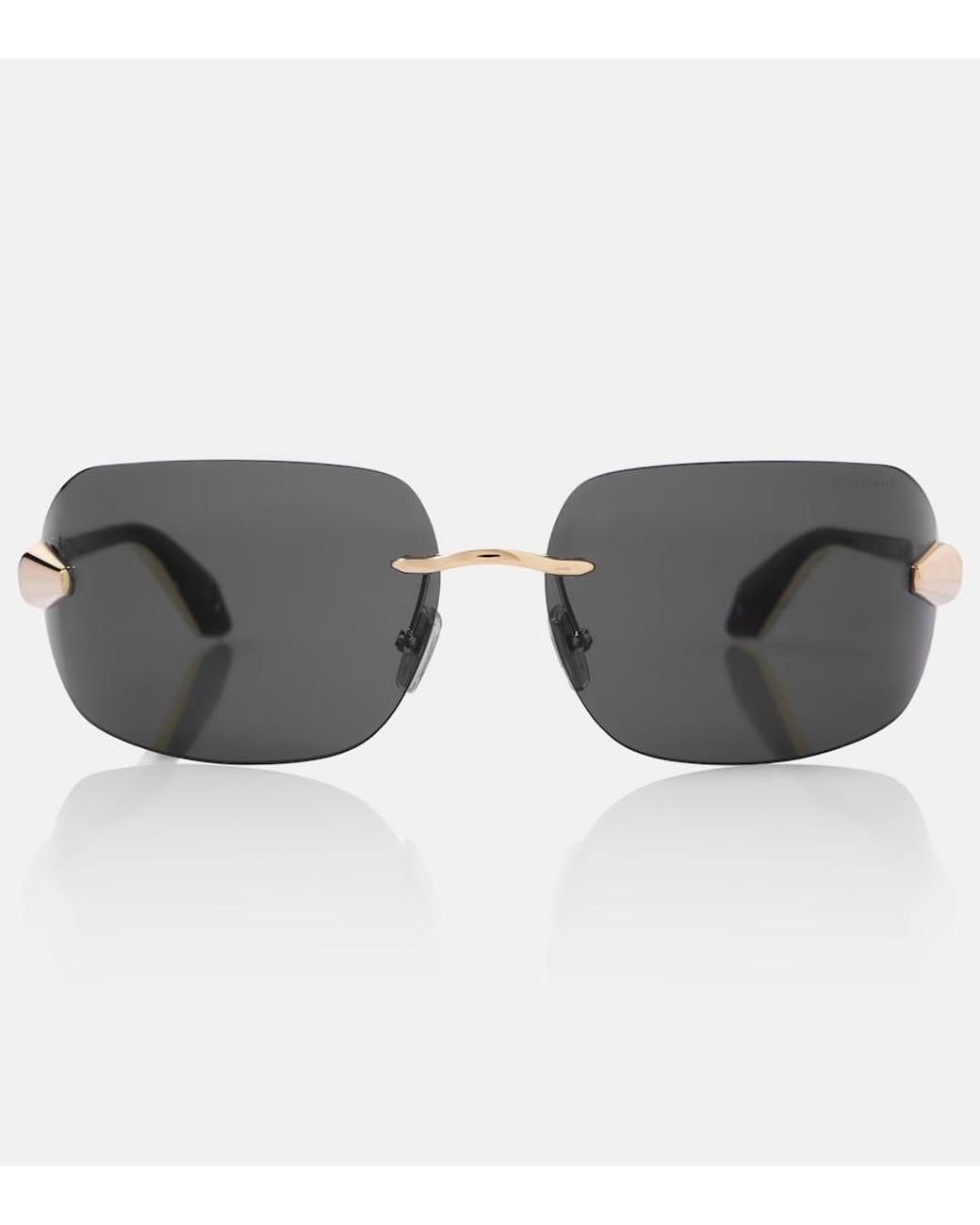 BVLGARI Gray Serpenti Viper Square Sunglasses