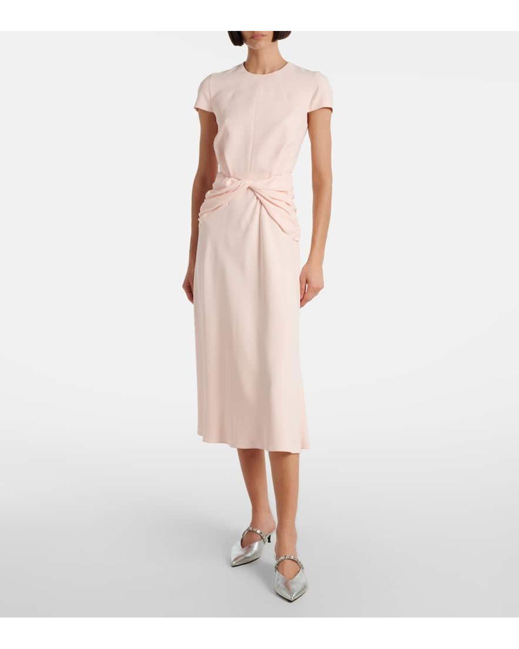 alexander mcqueen tailored crepe midi dress alexander mcqueen tailored crepe midi dress PO ALEXANDER MCQUEEN  HALTER-NECK COTTON DRESS  Belinda International
