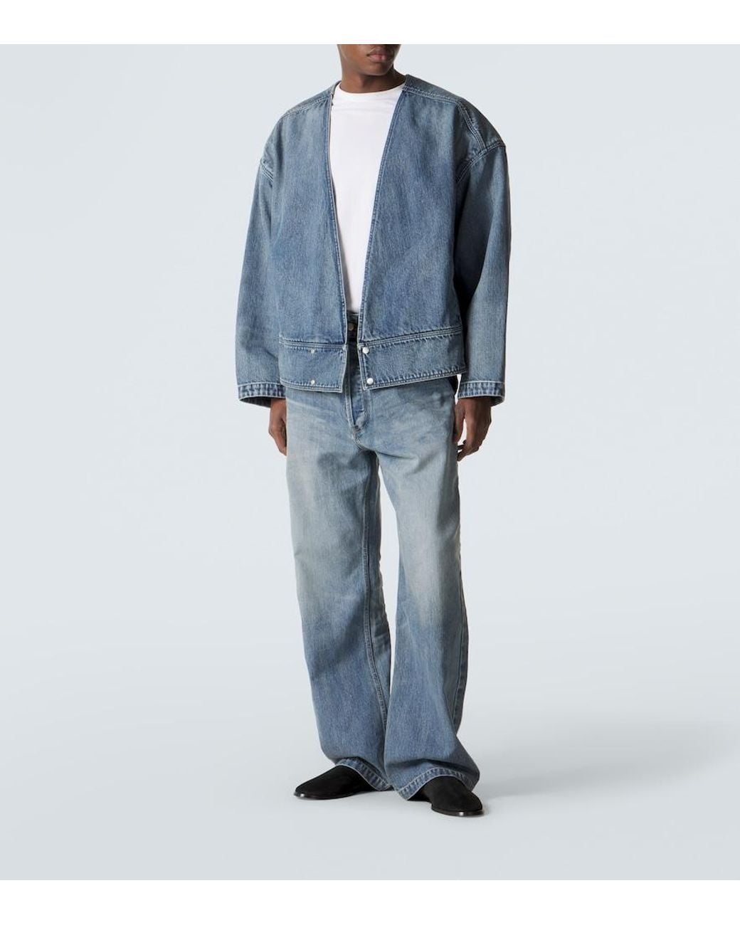 Fear Of God Blue Utility Straight Jeans for men