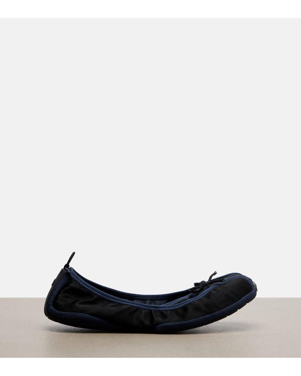 Balenciaga Blue Ballet Canvas Ballet Flats
