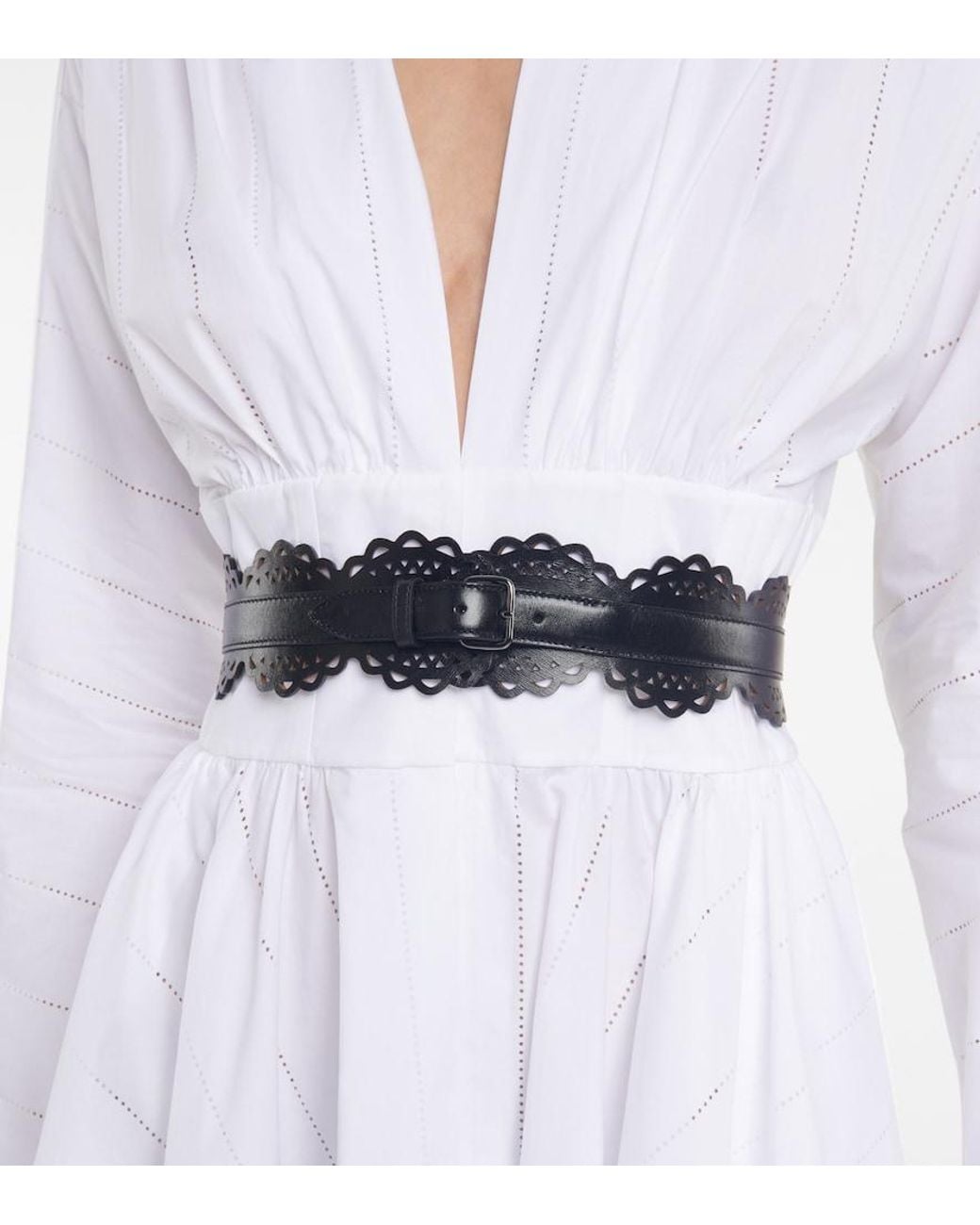 Alaïa Black Bustier Belt