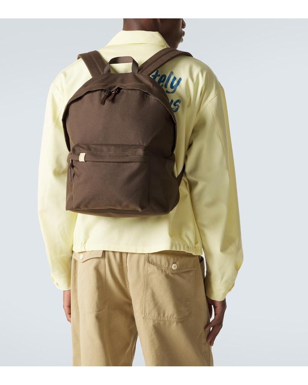 Visvim Brown Cordura Backpack for men