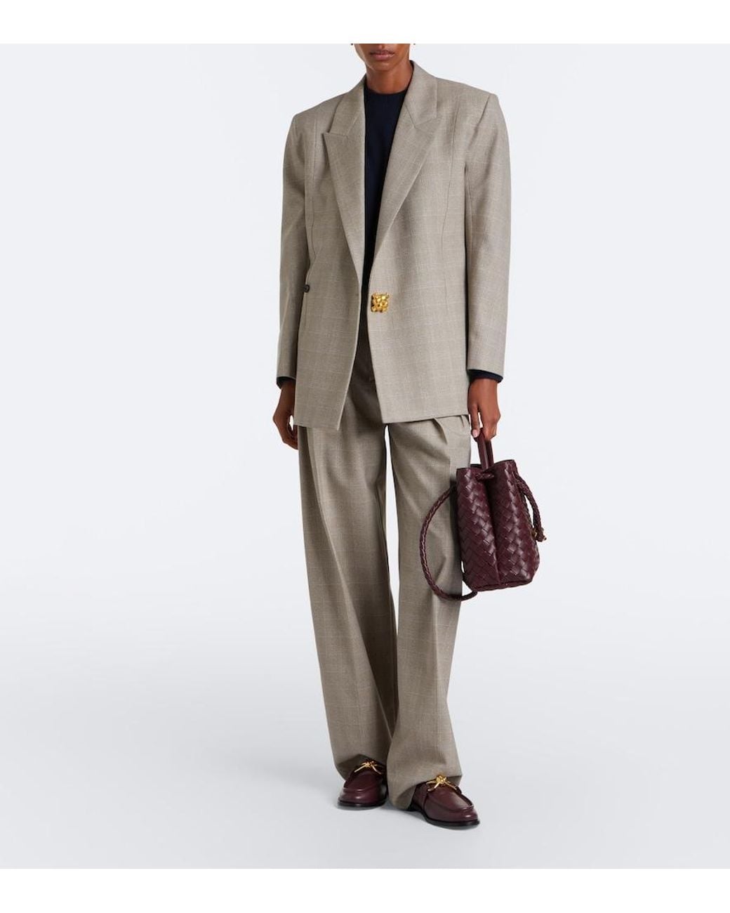 Bottega Veneta Brown Astaire Knot Leather Loafers