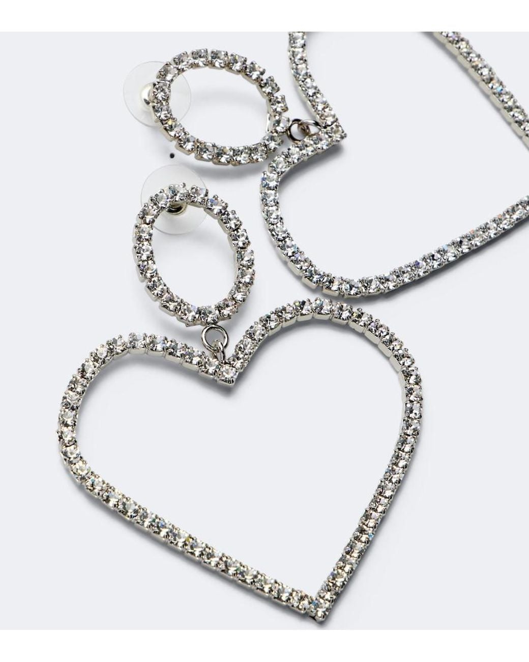 Isabel Marant Metallic Crystal-Embellished Earrings