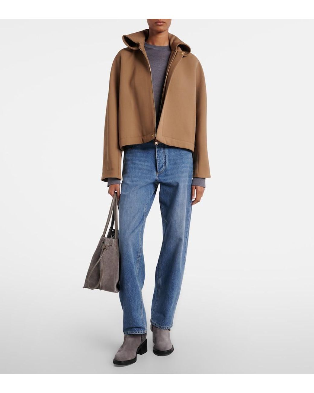 Tod's Black 60 Shearling-Trimmed Suede Ankle Boots