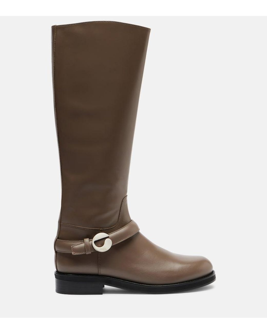 Coperni Brown Cavalier Leather Knee-High Boots
