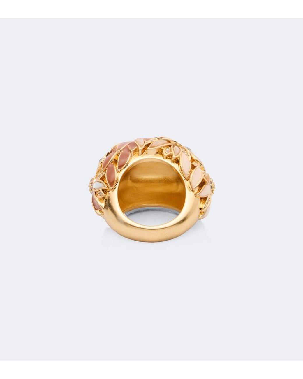 Zimmermann White Botanica Embellished 16Kt-Plated Ring
