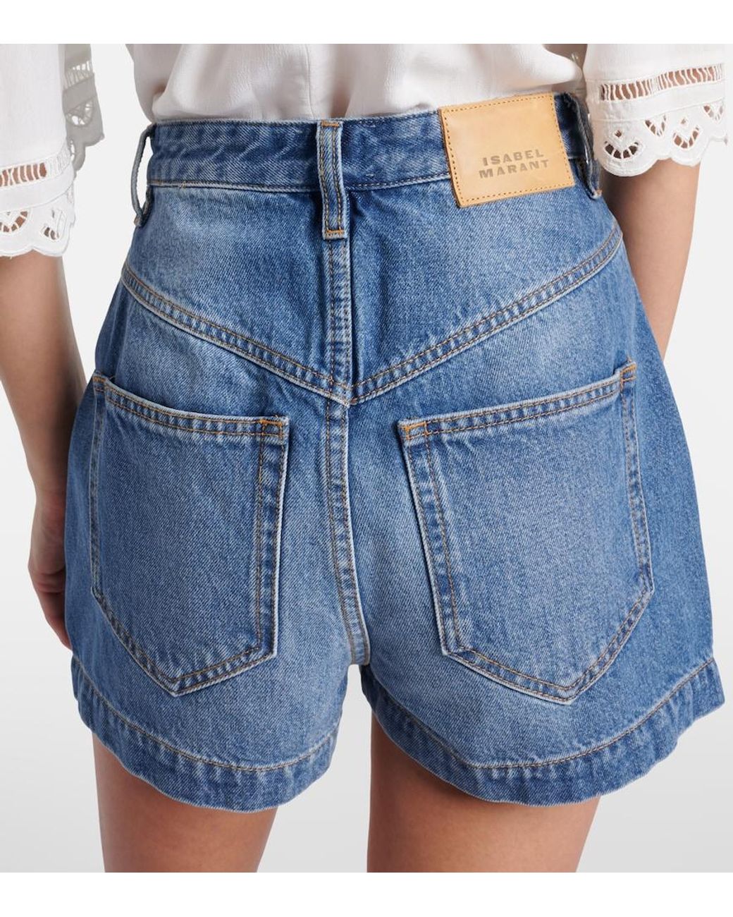 Isabel Marant Blue Denim Shorts