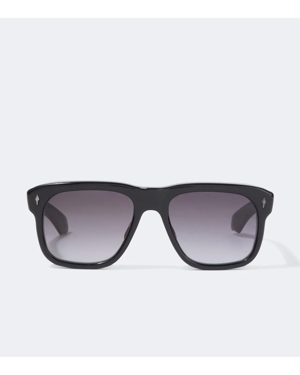 Jacques Marie Mage Black Yves Rectangular Sunglasses for men