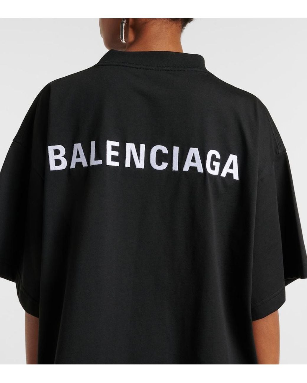 Balenciaga Black New Back T-Shirt Medium Fit