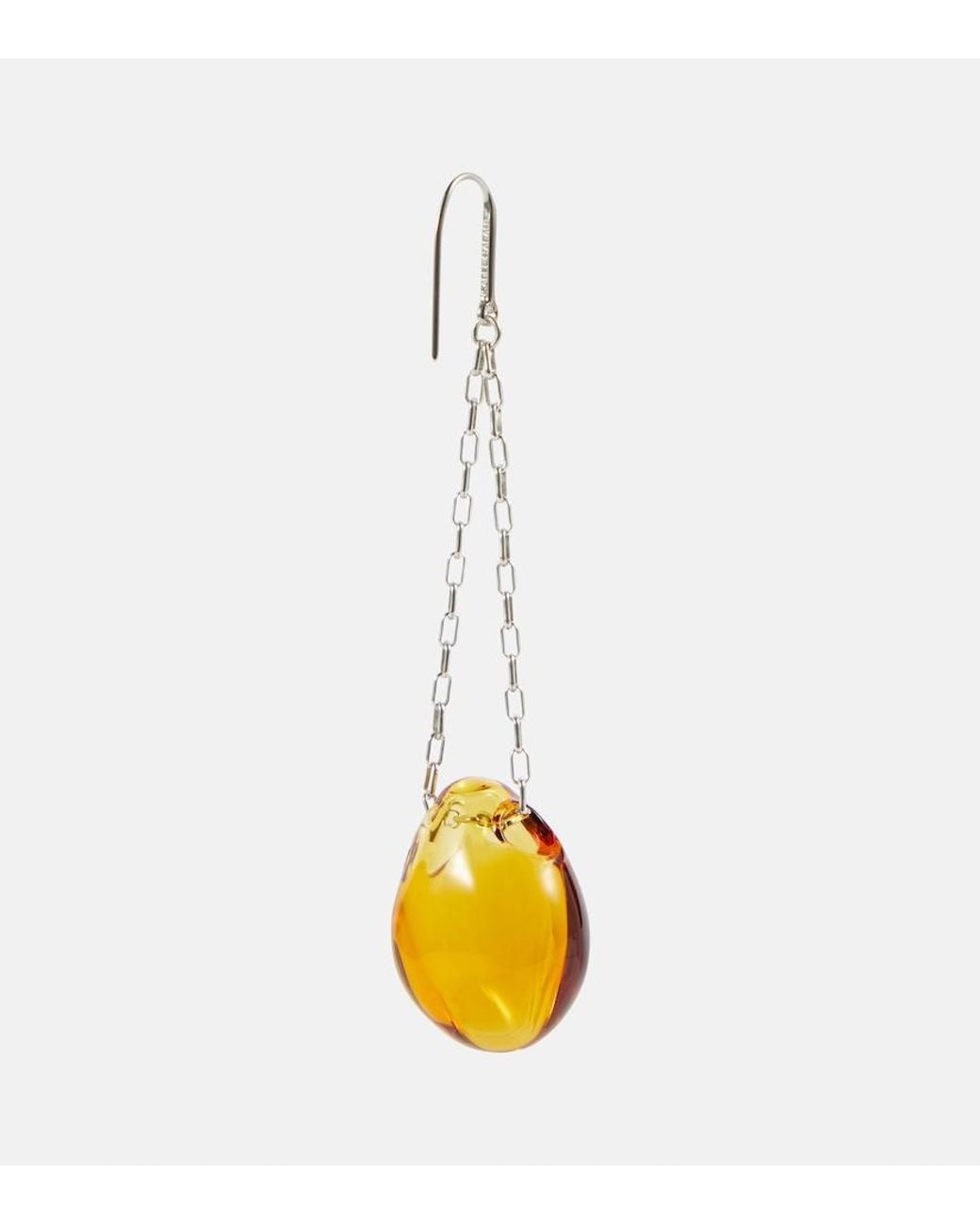 Isabel Marant Yellow Bubble Drop Earrings