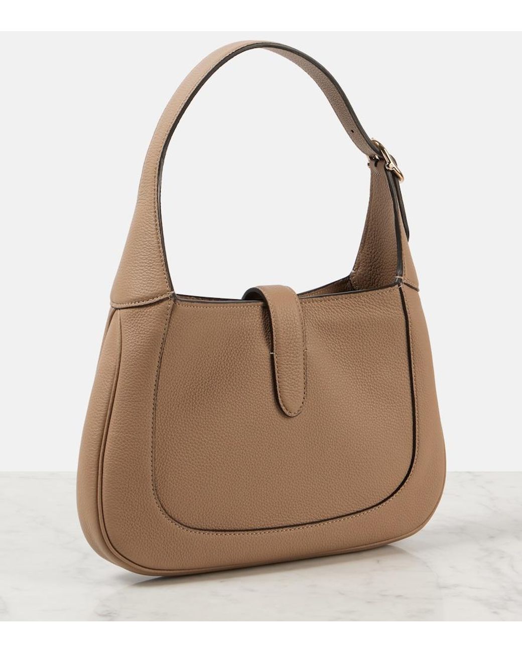 Gucci Brown Jackie Small Leather Shoulder Bag