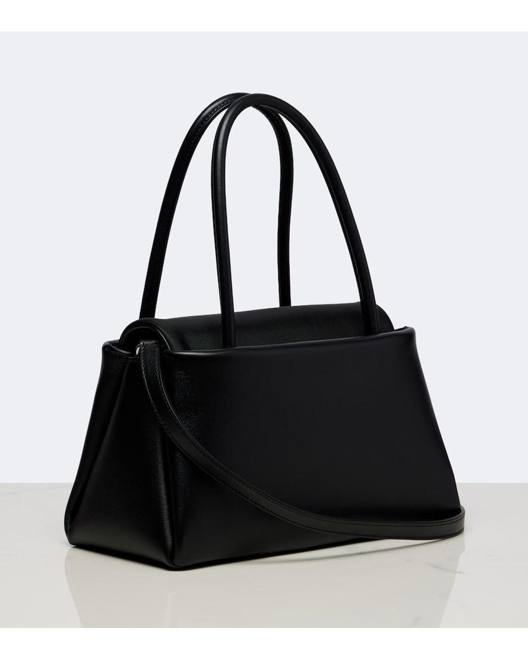 Prada Black Passage Small Leather Top-Handle Bag