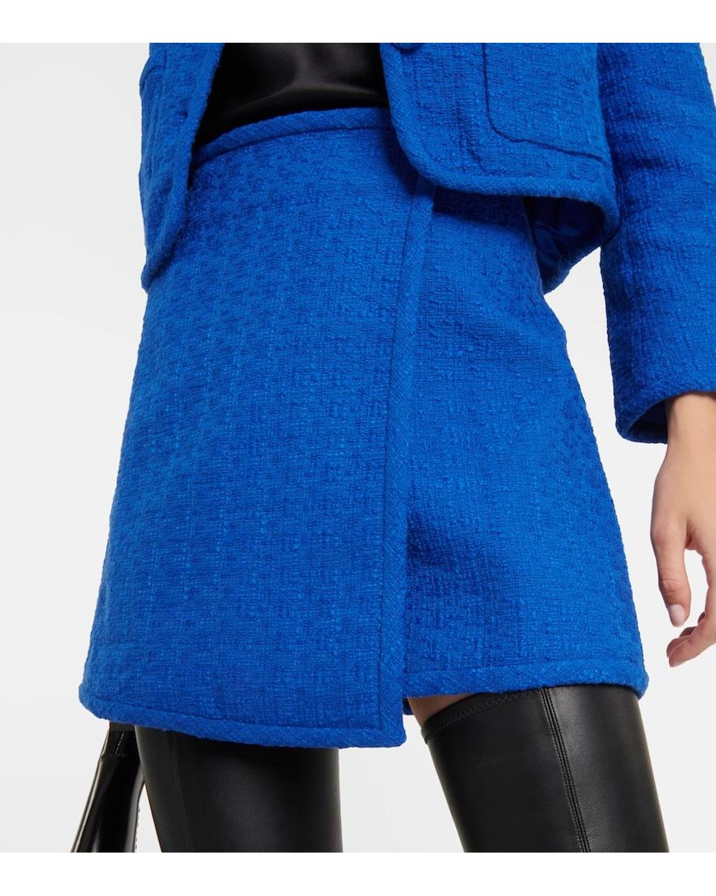 Proenza Schouler Blue Label Cotton Wrap Skirt