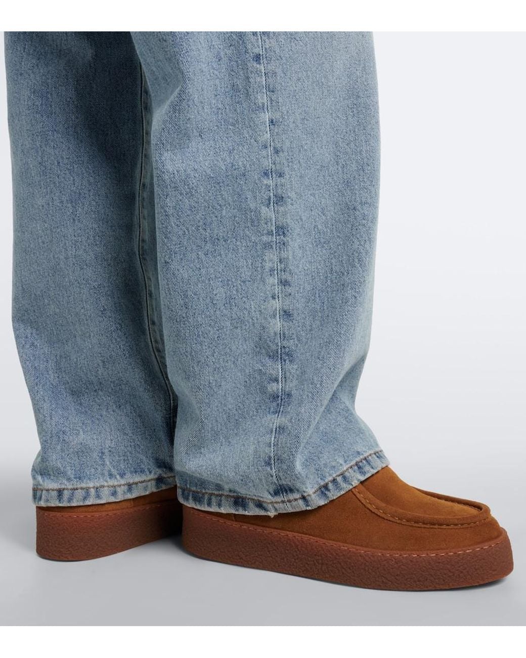 Bogner Brown Lucerne Shearling-Lined Suede Sneakers