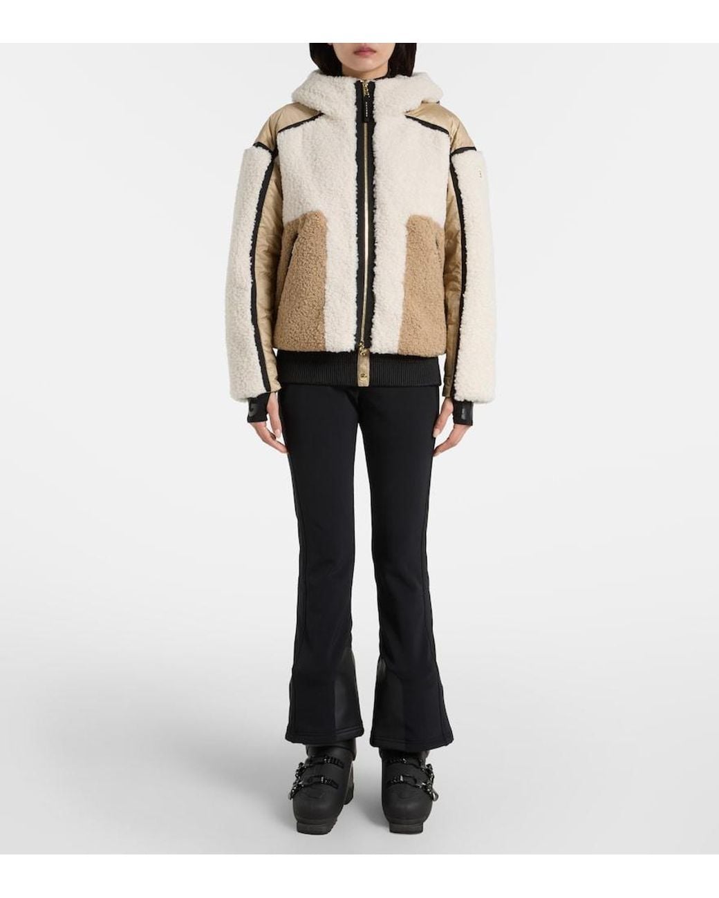 Bogner Natural Korad Hooded Down Ski Jacket