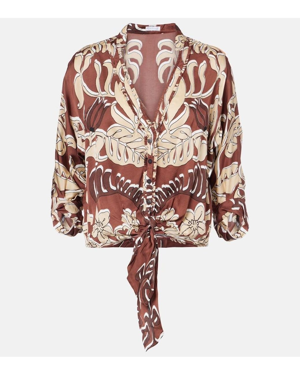 Poupette Pink Azia Printed Top