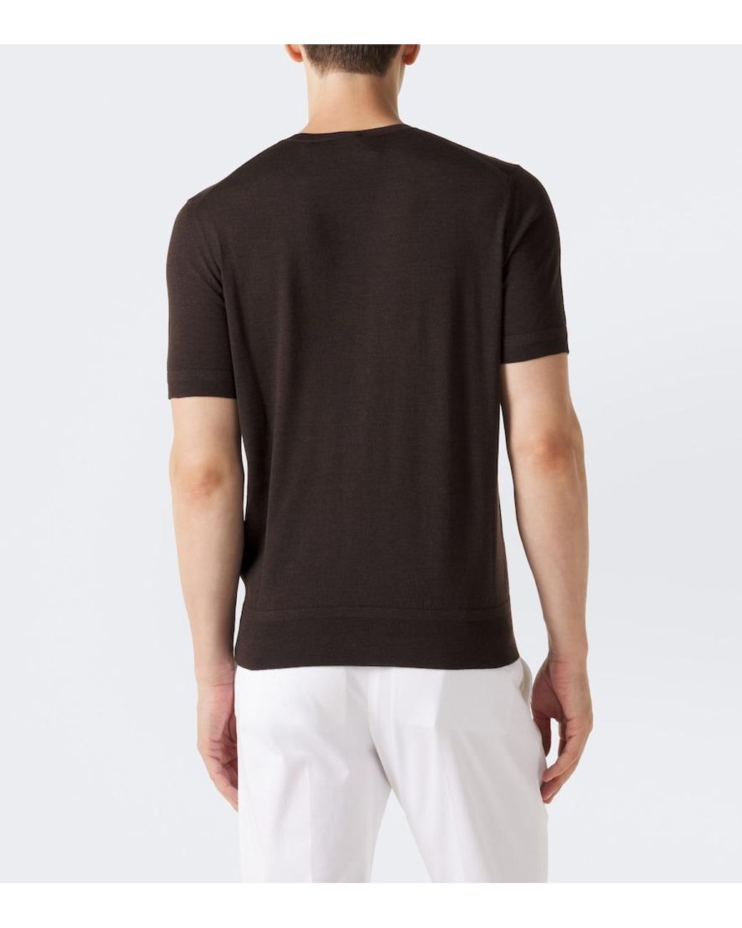 Tom Ford Black Cashmere And Silk T-Shirt for men