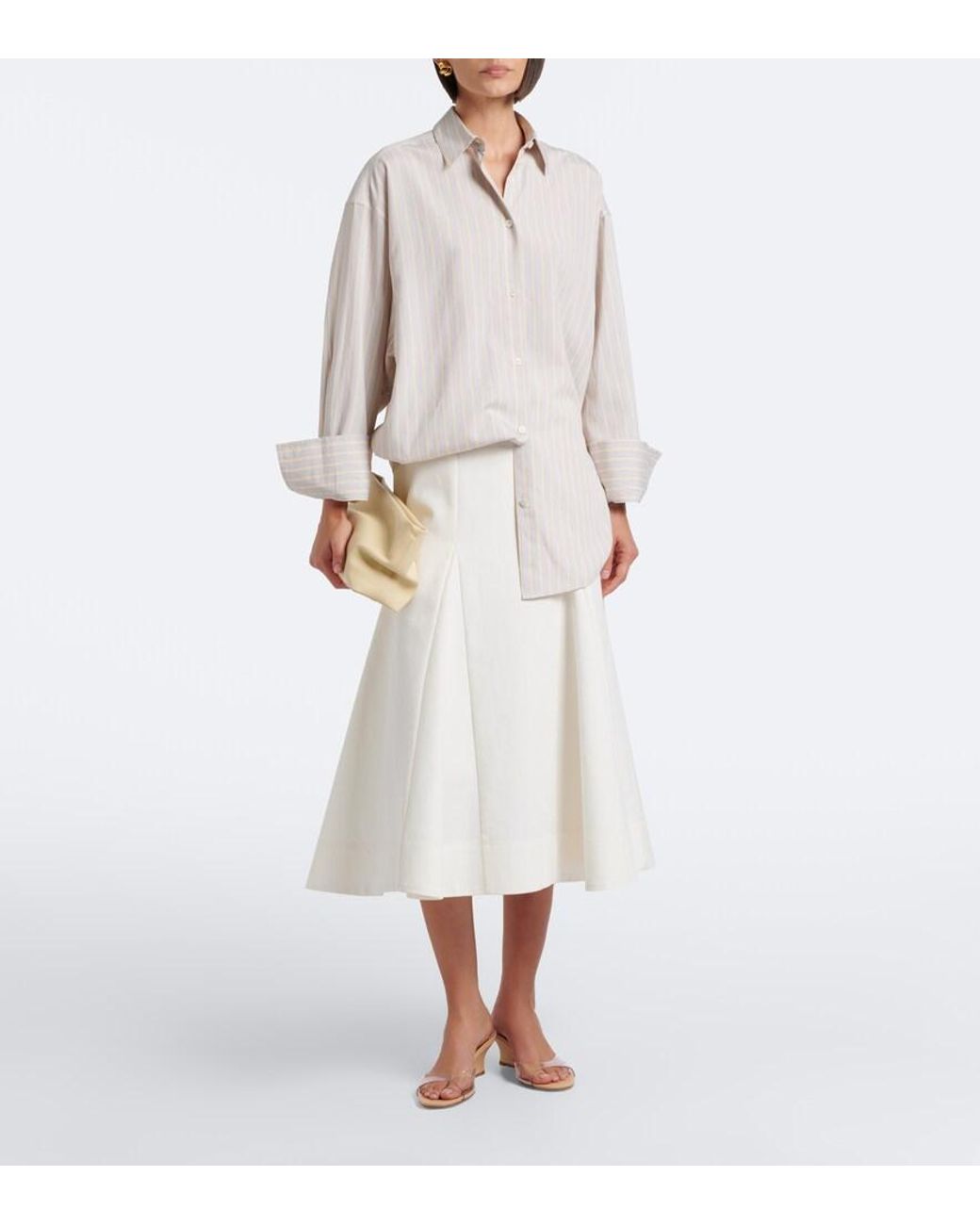 Staud Natural Brigitte Wedge Mules