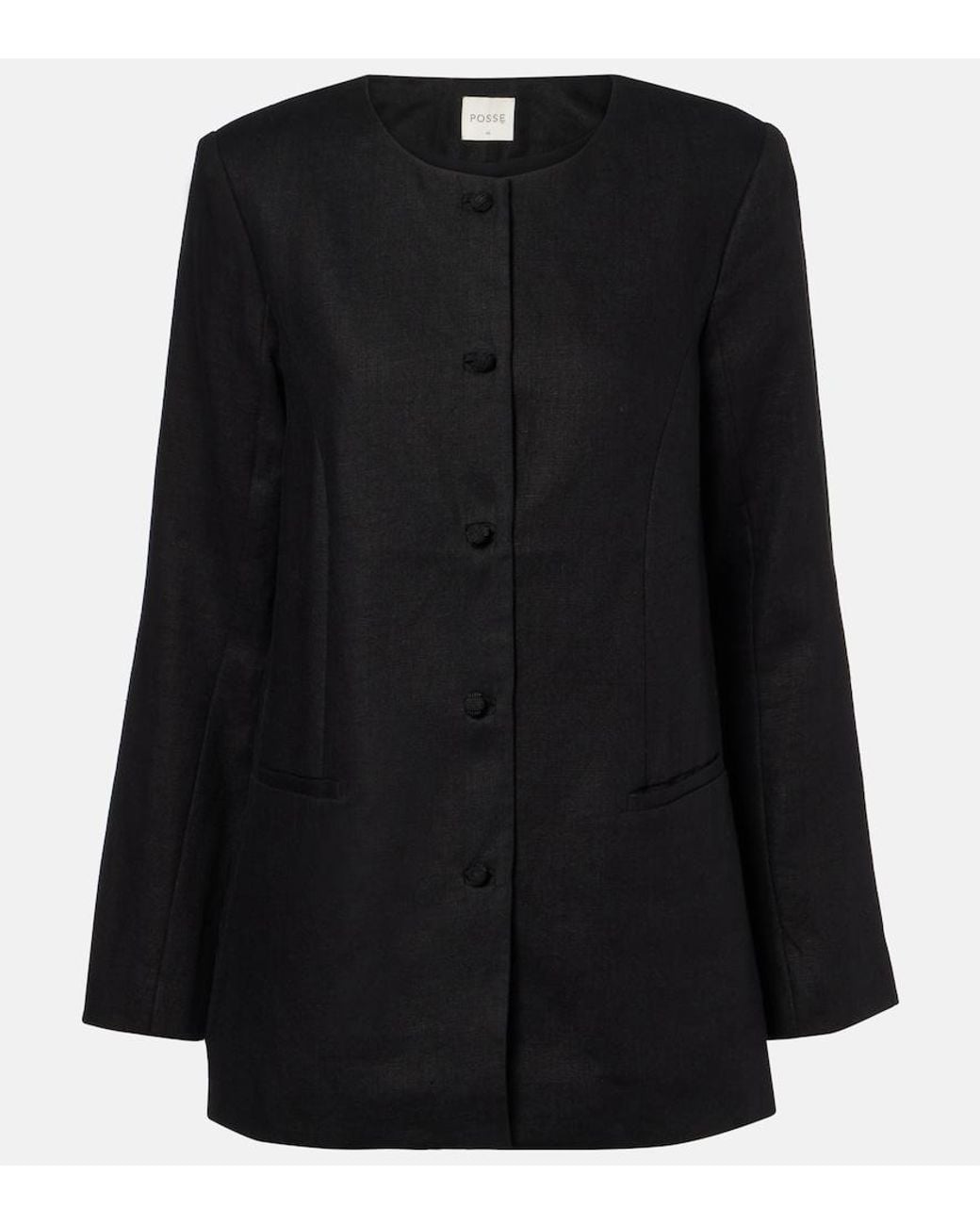 Posse Black Rio Linen Jacket