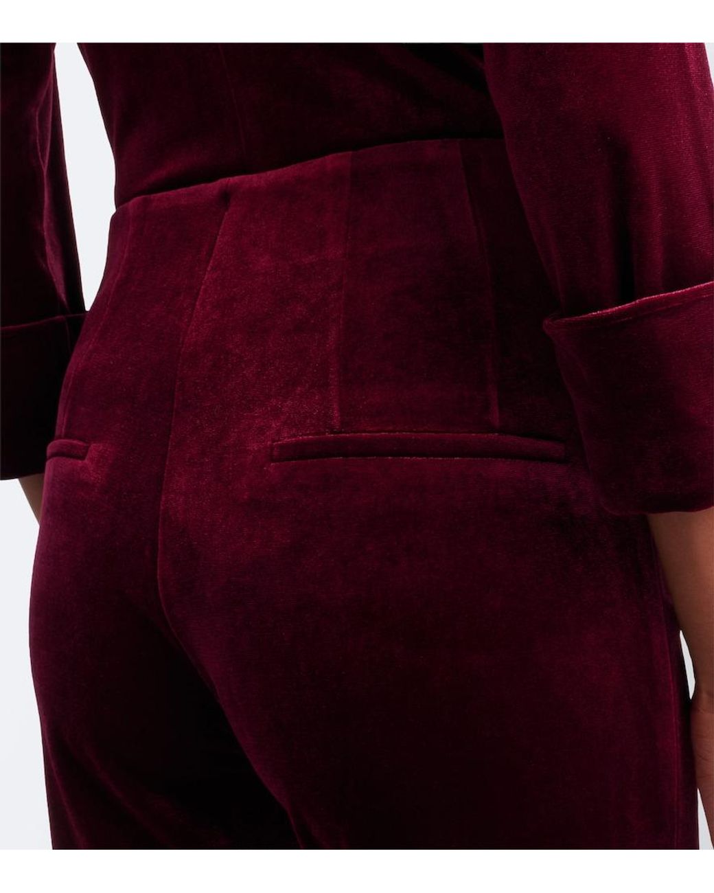 Dorothee Schumacher Velvet Flared Pants