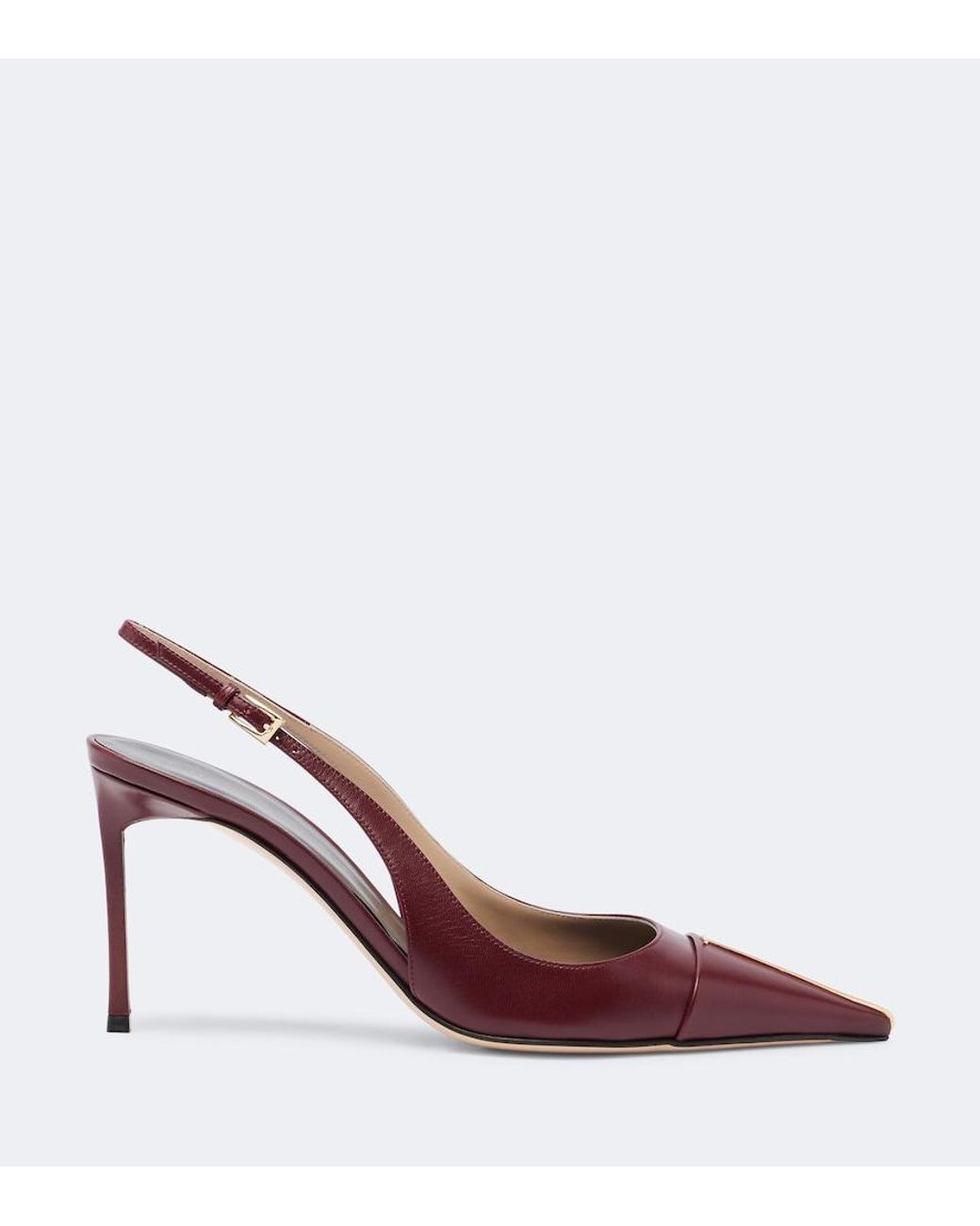 Tom Ford Brown Leather Slingback Pumps