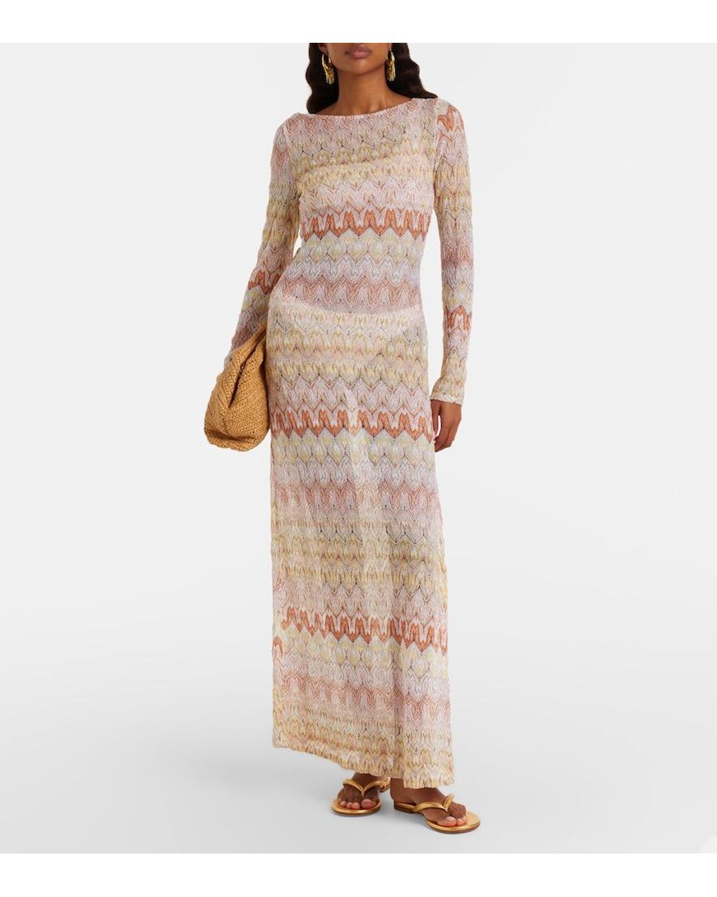 Missoni Natural Lame Maxi Dress