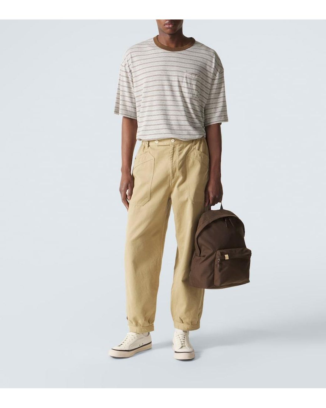 Pullover Mondo Border di Visvim in White da Uomo