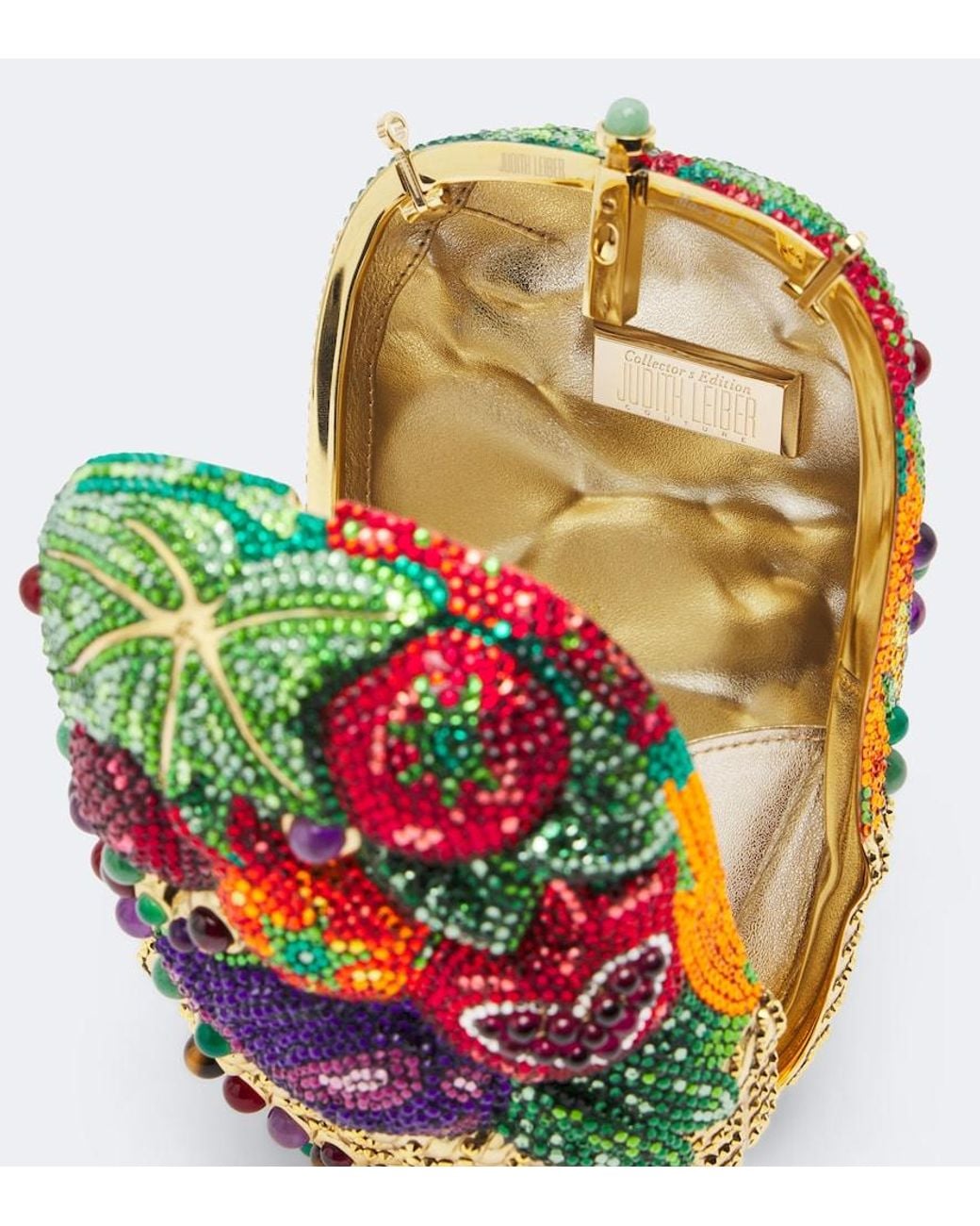 Judith Leiber Multicolor Vegetable Basket Farm Fresh Clutch
