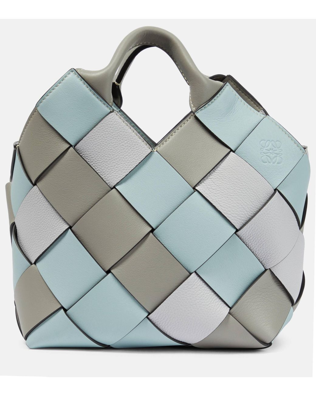 Loewe top woven tote
