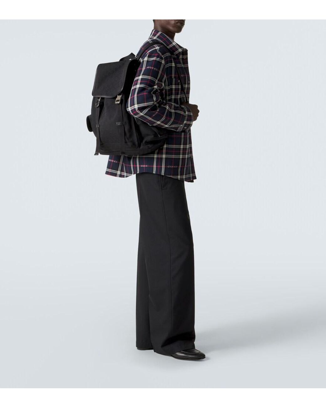 Gucci Rucksack Gg Large Aus Canvas in Black für Herren