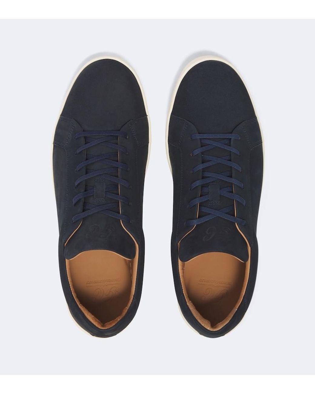 George Cleverley Blue Jack Iii Leather Sneakers for men
