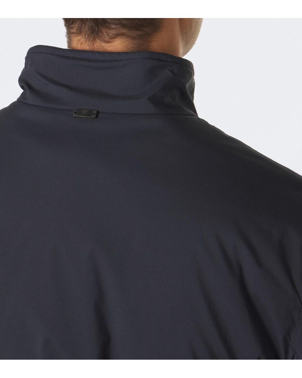 Fedeli Blue Technical Jacket for men