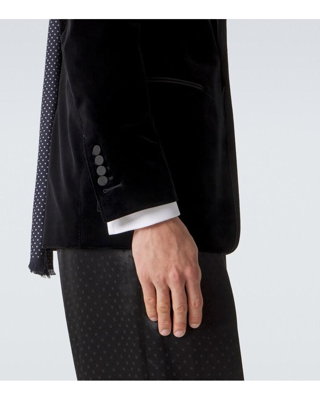 Tom Ford Black Velvet Suit Jacket for men